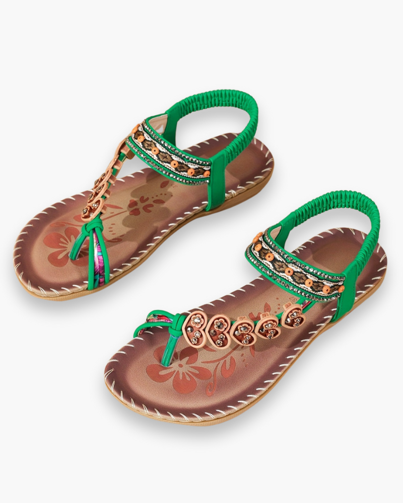 Clémence - Sandales Bohèmes pour Femme, Élégance d&