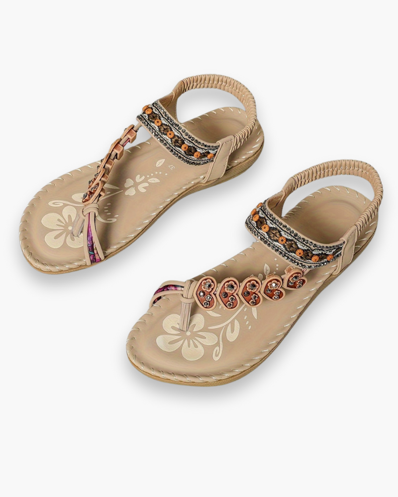 Clémence - Sandales Bohèmes pour Femme, Élégance d&