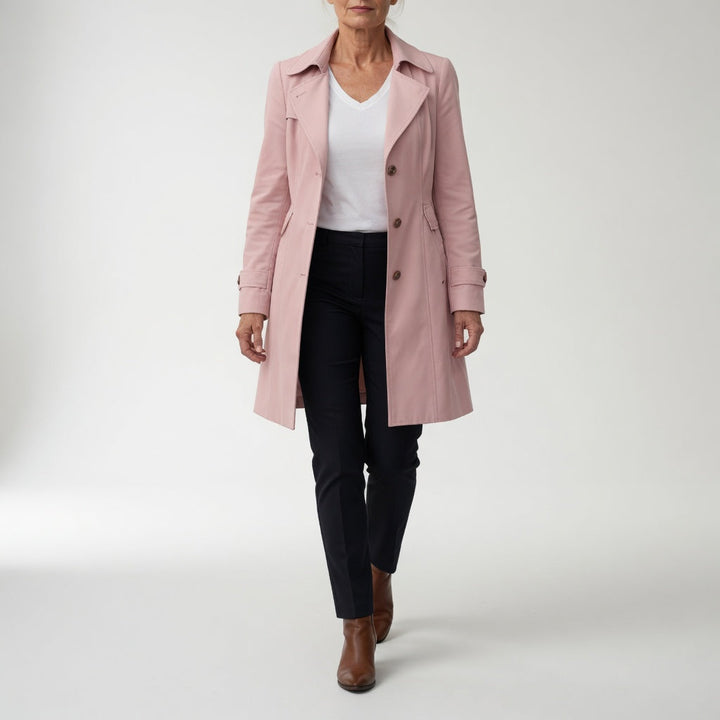 Matheline - Trench coat cintré élégance parisienne intemporelle