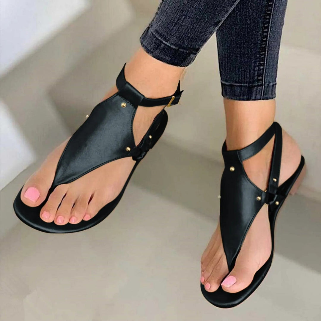 Maëlys - Sandales En Cuir Avec Bride Entre-Doigts