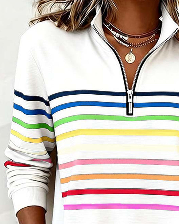 Marie - Pull décontracté avec confort et style coloré pour chaque jour