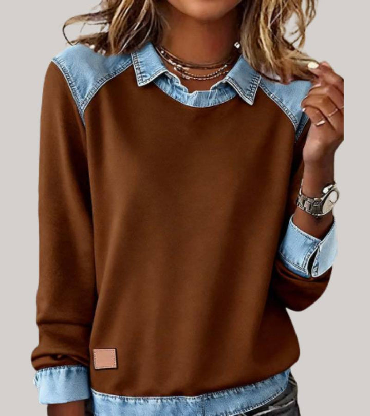 Rosalie - Top maille chic moderne
