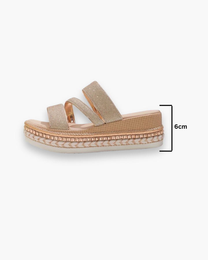 Violette - Sandales Plateforme Pour Femme, Élégance Décontractée