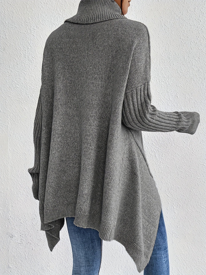 Léïna - Le Pull Col Montant Doux &amp; Décontracté