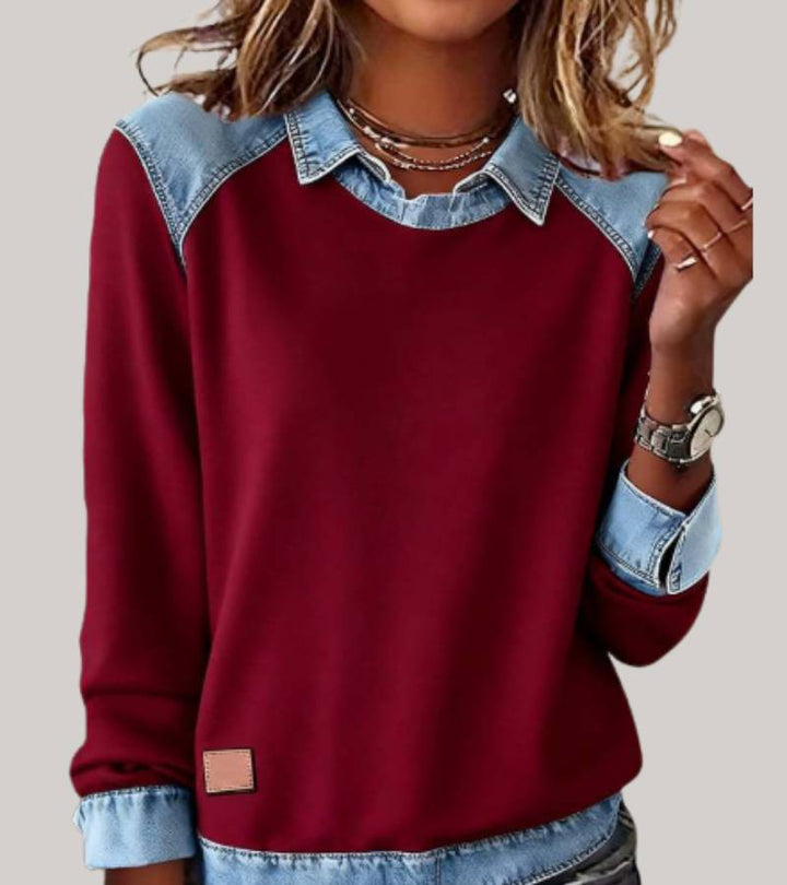 Rosalie - Top maille chic moderne