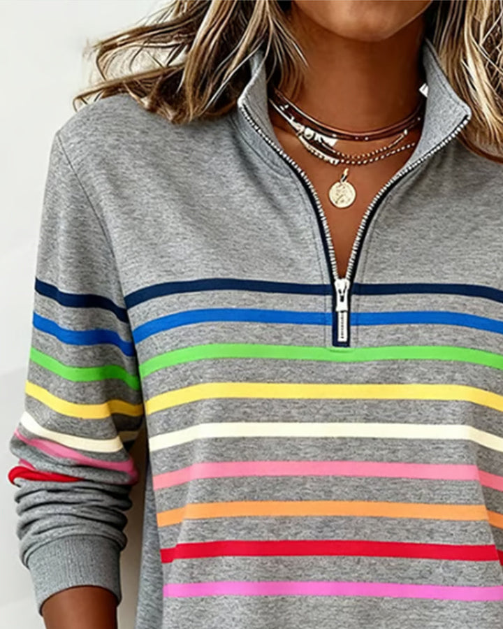 Marie - Pull décontracté avec confort et style coloré pour chaque jour