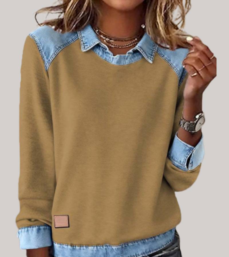 Rosalie - Top maille chic moderne
