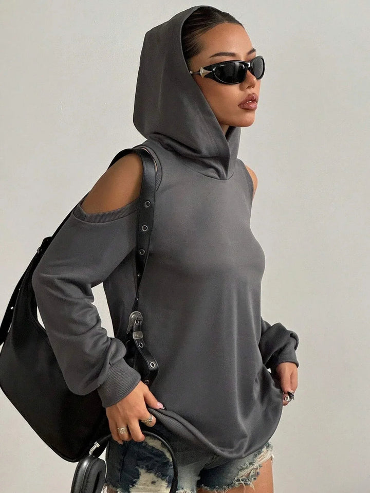 Camélia - Sweat élégant aux épaules ajourées