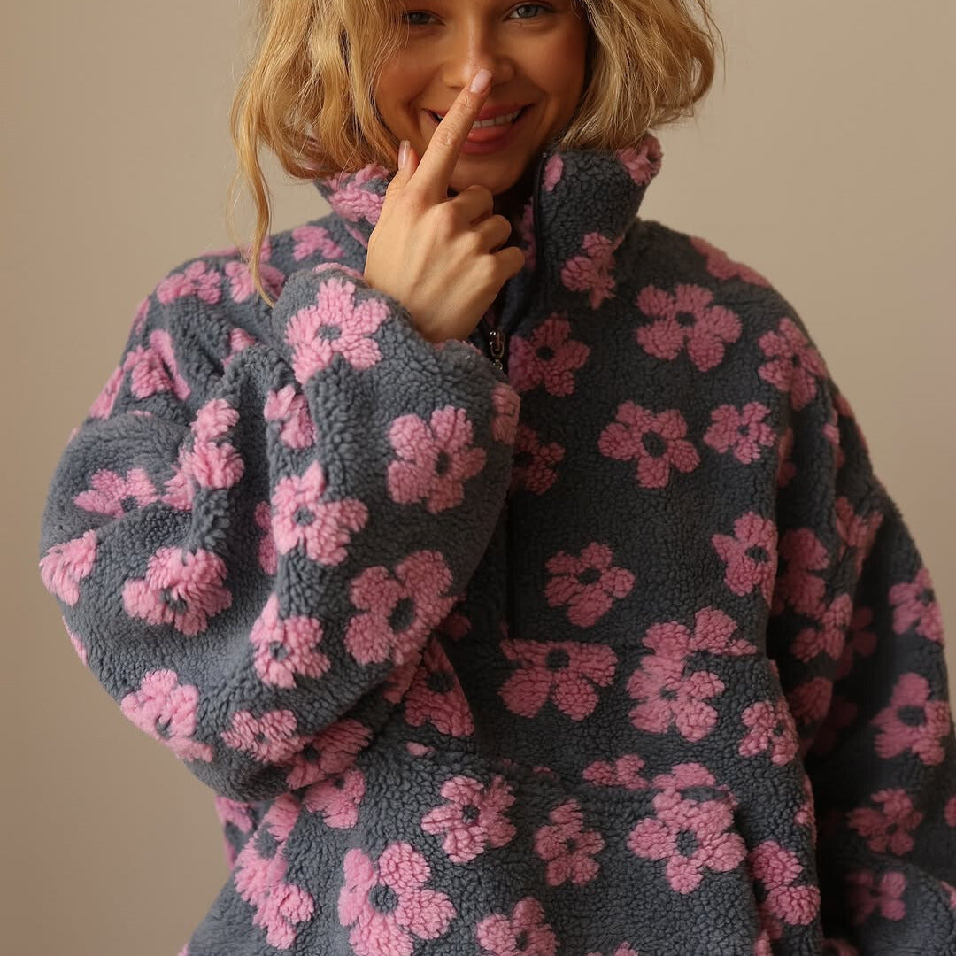 Daisy - Sweat Polaire Fleuri, Douceur et Style
