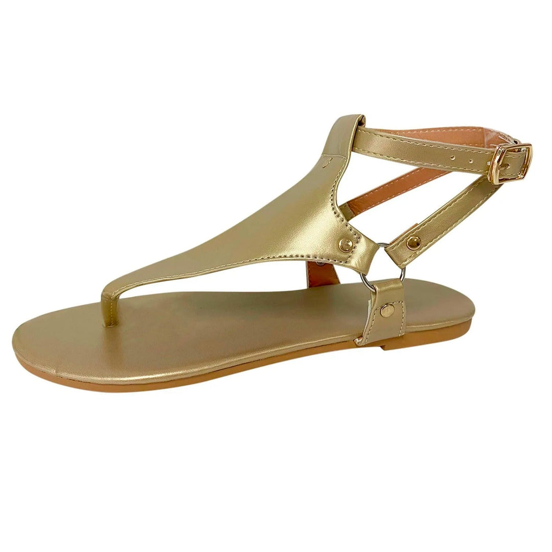 Maëlys - Sandales En Cuir Avec Bride Entre-Doigts