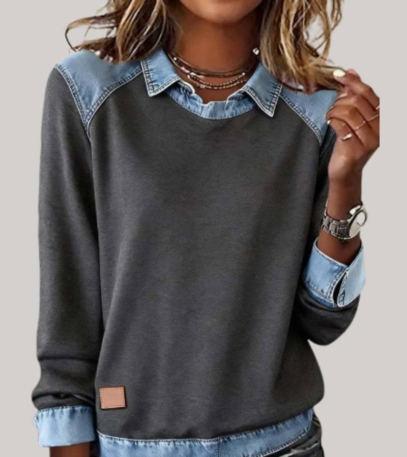 Rosalie - Top maille chic moderne