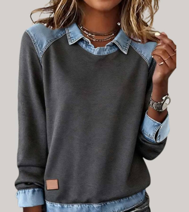 Rosalie - Top maille chic moderne