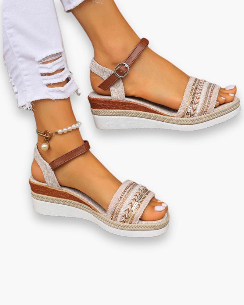 Margaux - Sandales confortables femme été, Chic et Décontractées