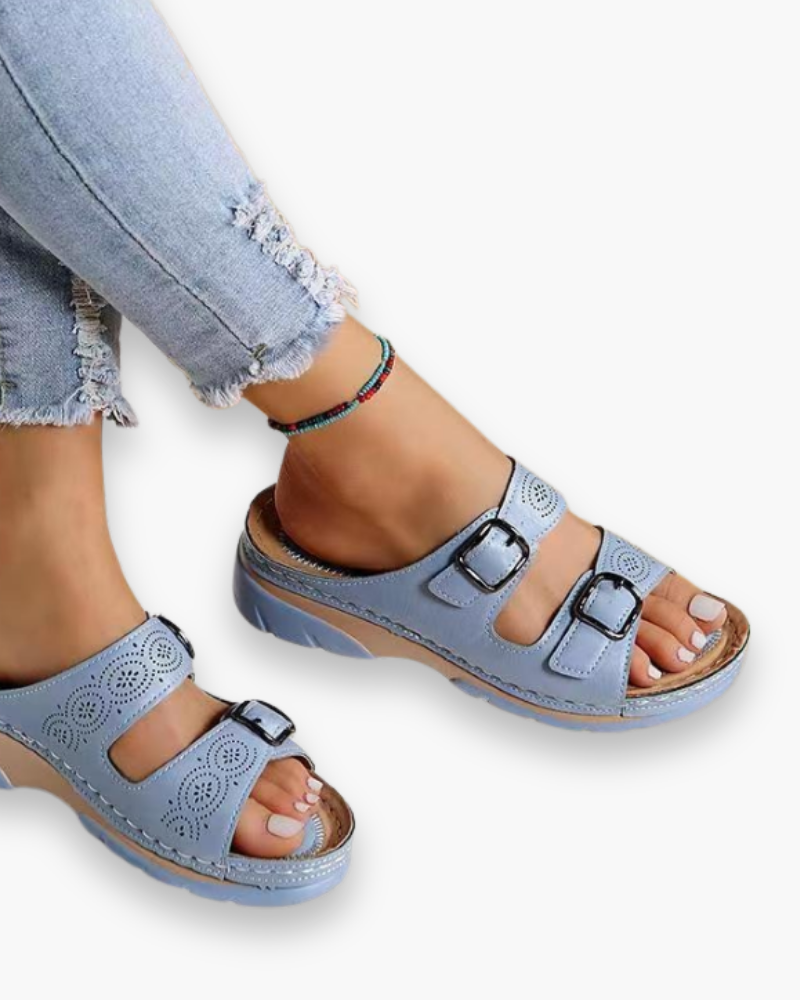 Céleste - Sandales Confortables pour Femme, Pratique et respirant