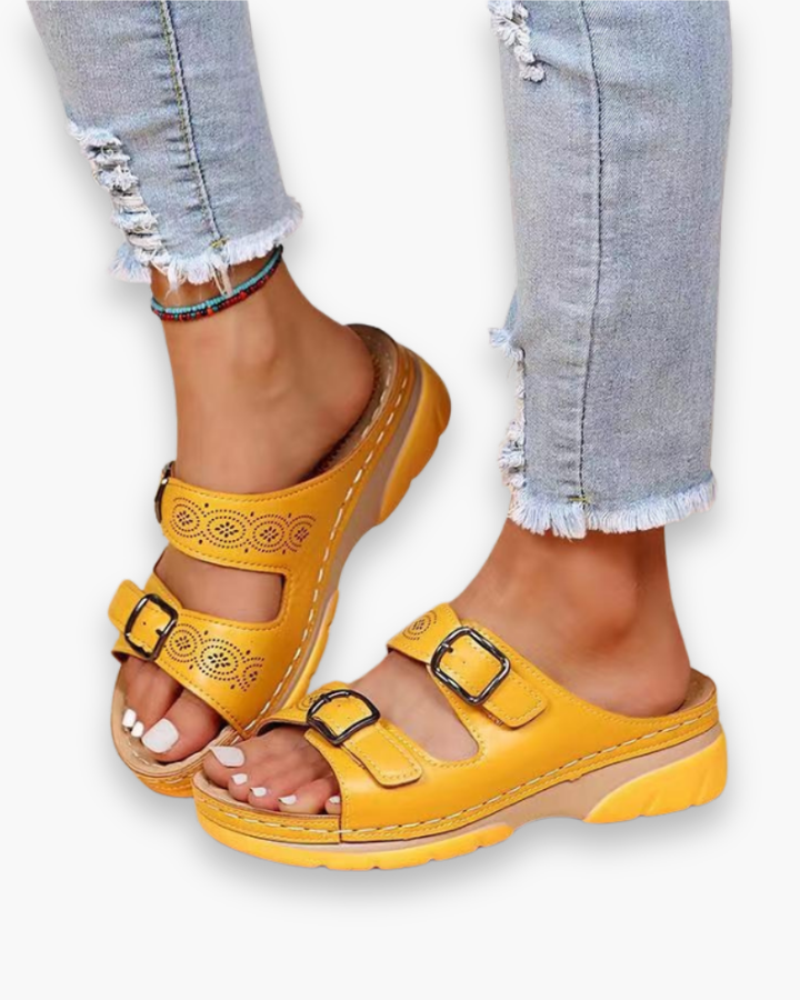 Céleste - Sandales Confortables pour Femme, Pratique et respirant
