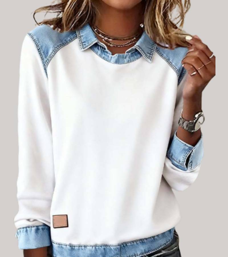Rosalie - Top maille chic moderne