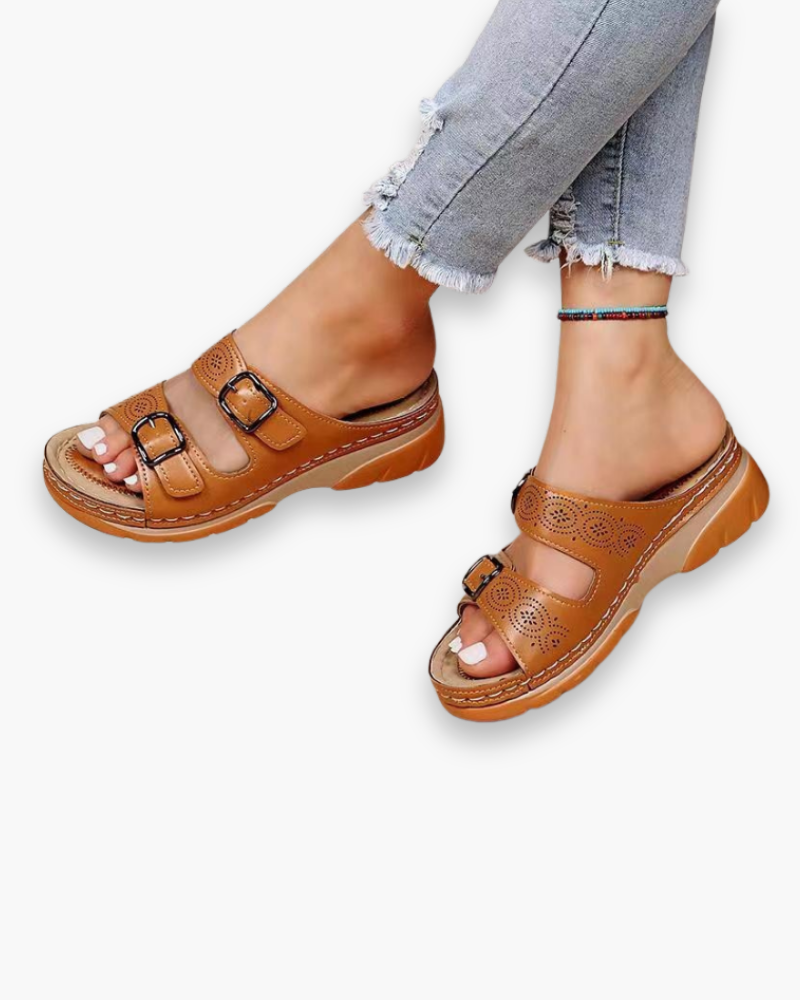 Céleste - Sandales Confortables pour Femme, Pratique et respirant