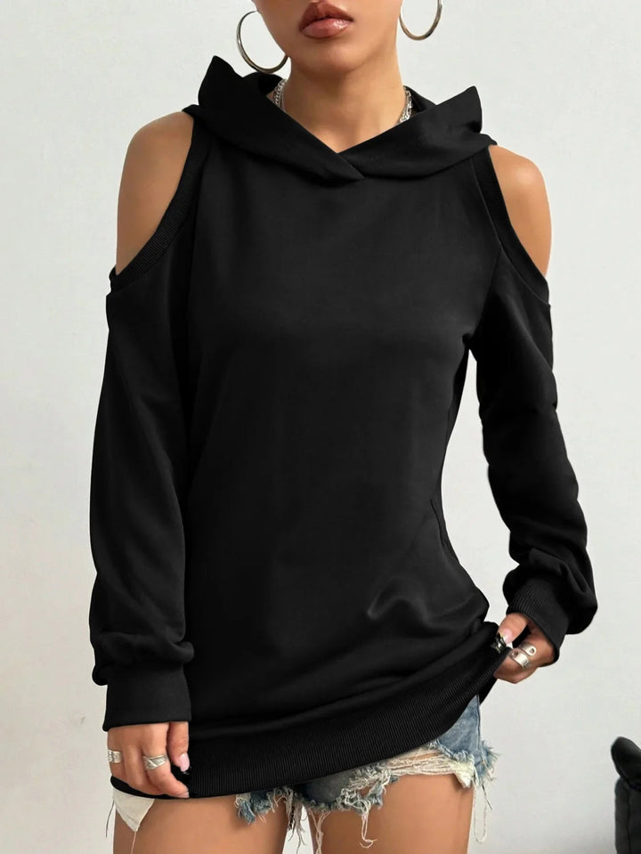 Camélia - Sweat élégant aux épaules ajourées