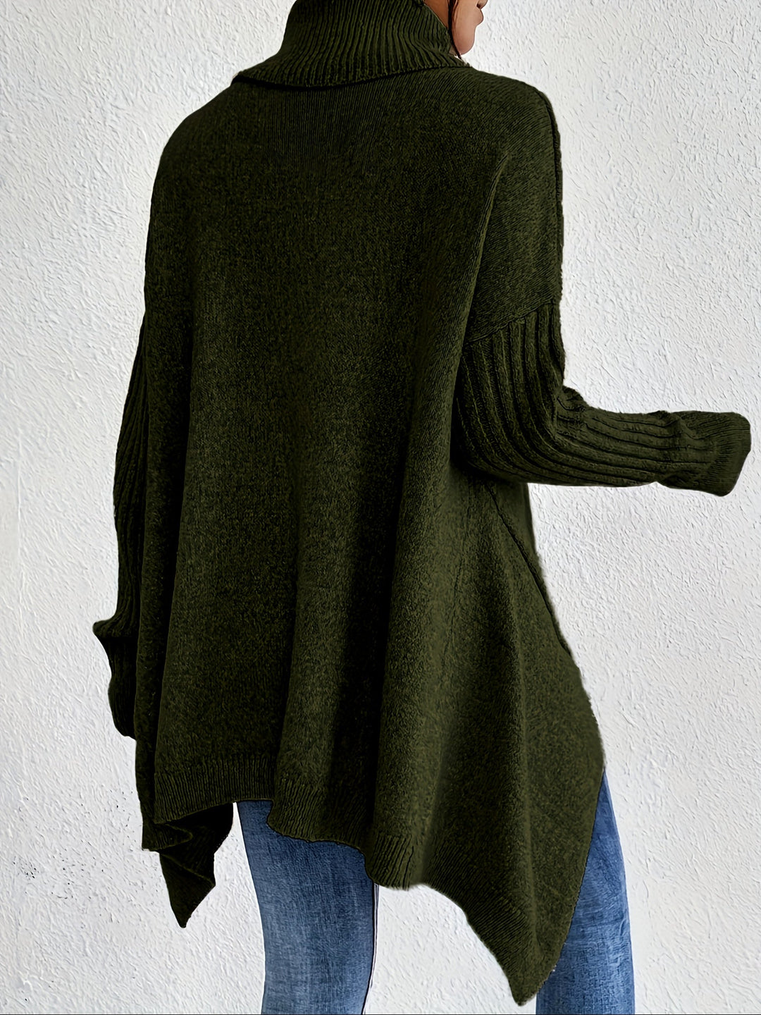 Léïna - Le Pull Col Montant Doux &amp; Décontracté