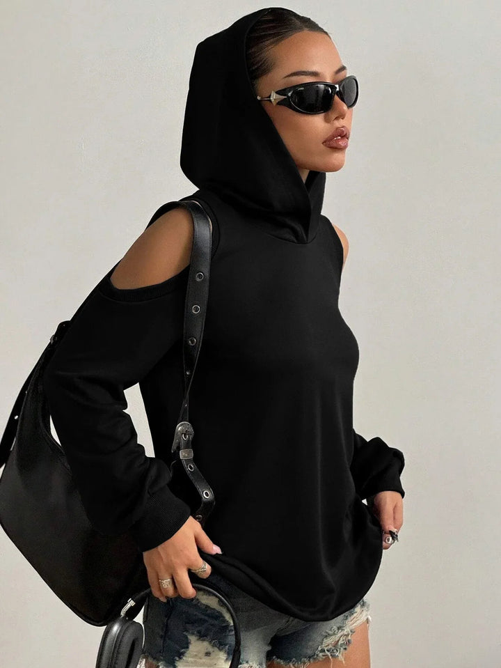 Camélia - Sweat élégant aux épaules ajourées