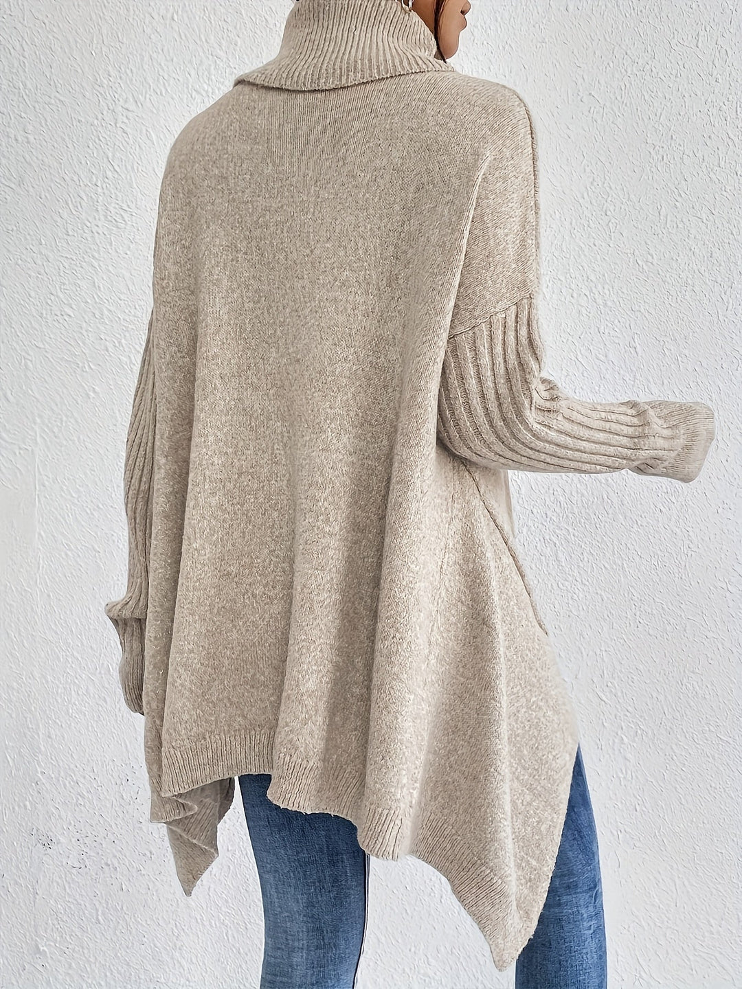 Léïna - Le Pull Col Montant Doux &amp; Décontracté