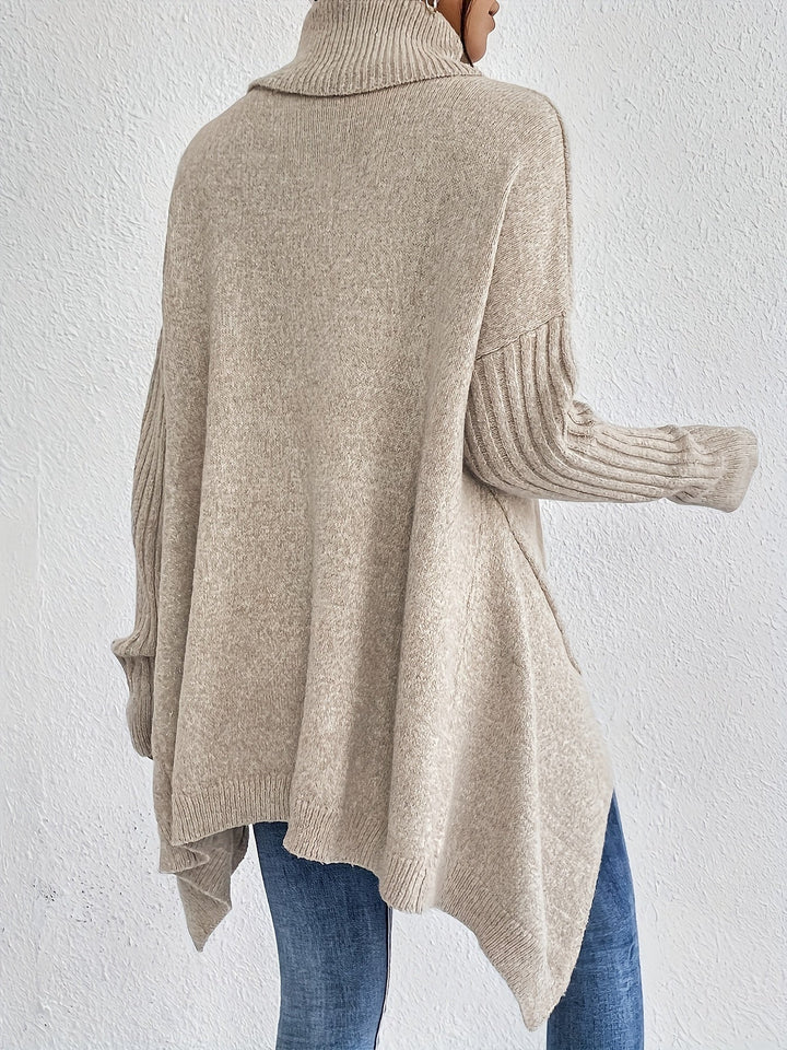 Léïna - Le Pull Col Montant Doux &amp; Décontracté