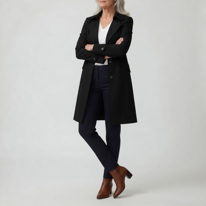 Matheline - Trench coat cintré élégance parisienne intemporelle