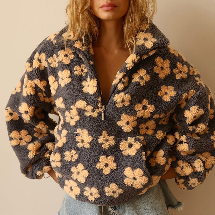 Daisy - Sweat Polaire Fleuri, Douceur et Style