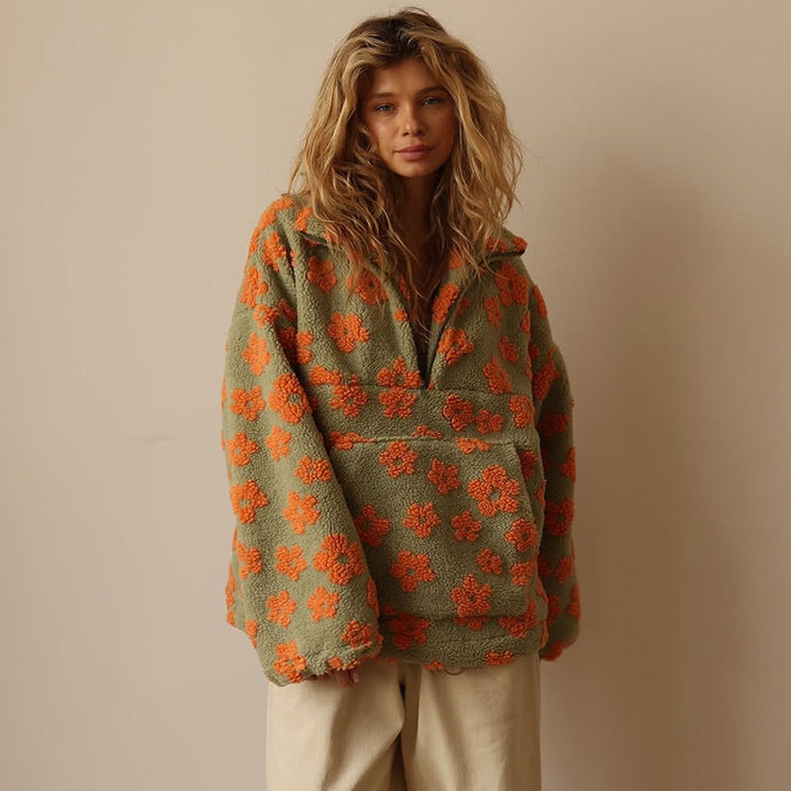 Daisy - Sweat Polaire Fleuri, Douceur et Style