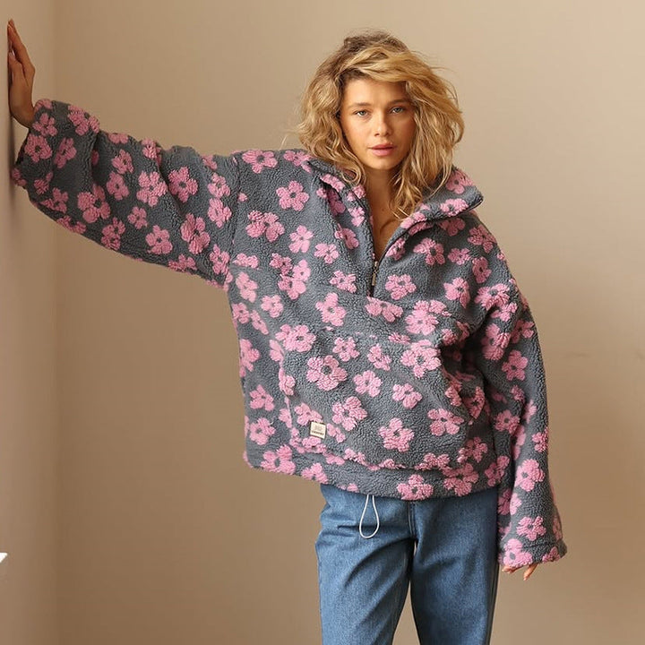 Daisy - Sweat Polaire Fleuri, Douceur et Style