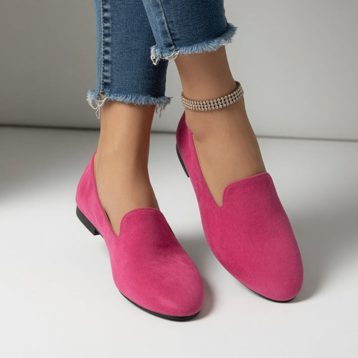 Azélie - Mocassin suédé coloré légèreté au quotidien
