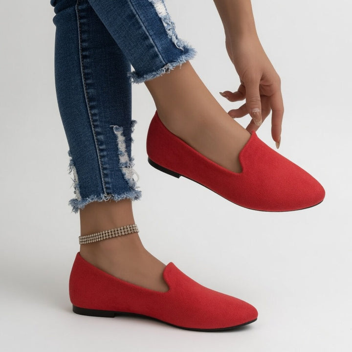 Azélie - Mocassin suédé coloré légèreté au quotidien