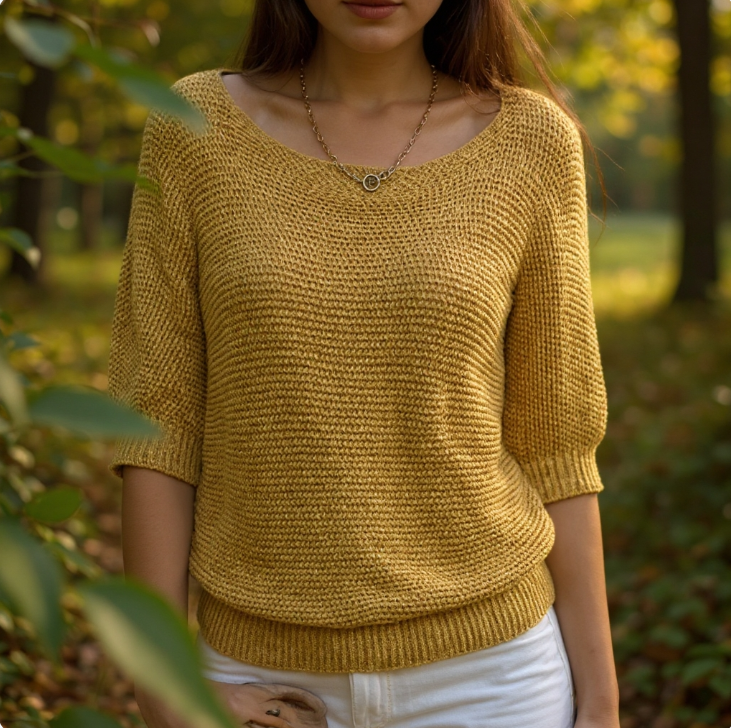 Lucienne - Top fluide confortable élégant quotidien