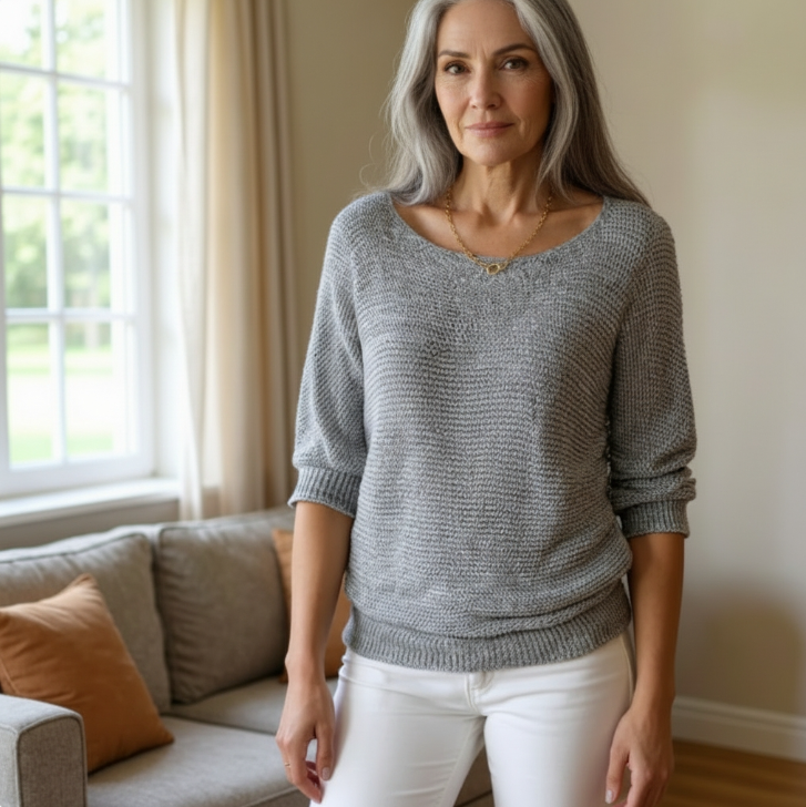 Lucienne - Top fluide confortable élégant quotidien