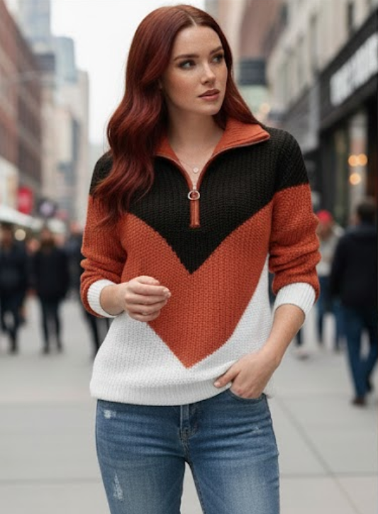 Margaux - Pull quotidien élégant confortable structuré