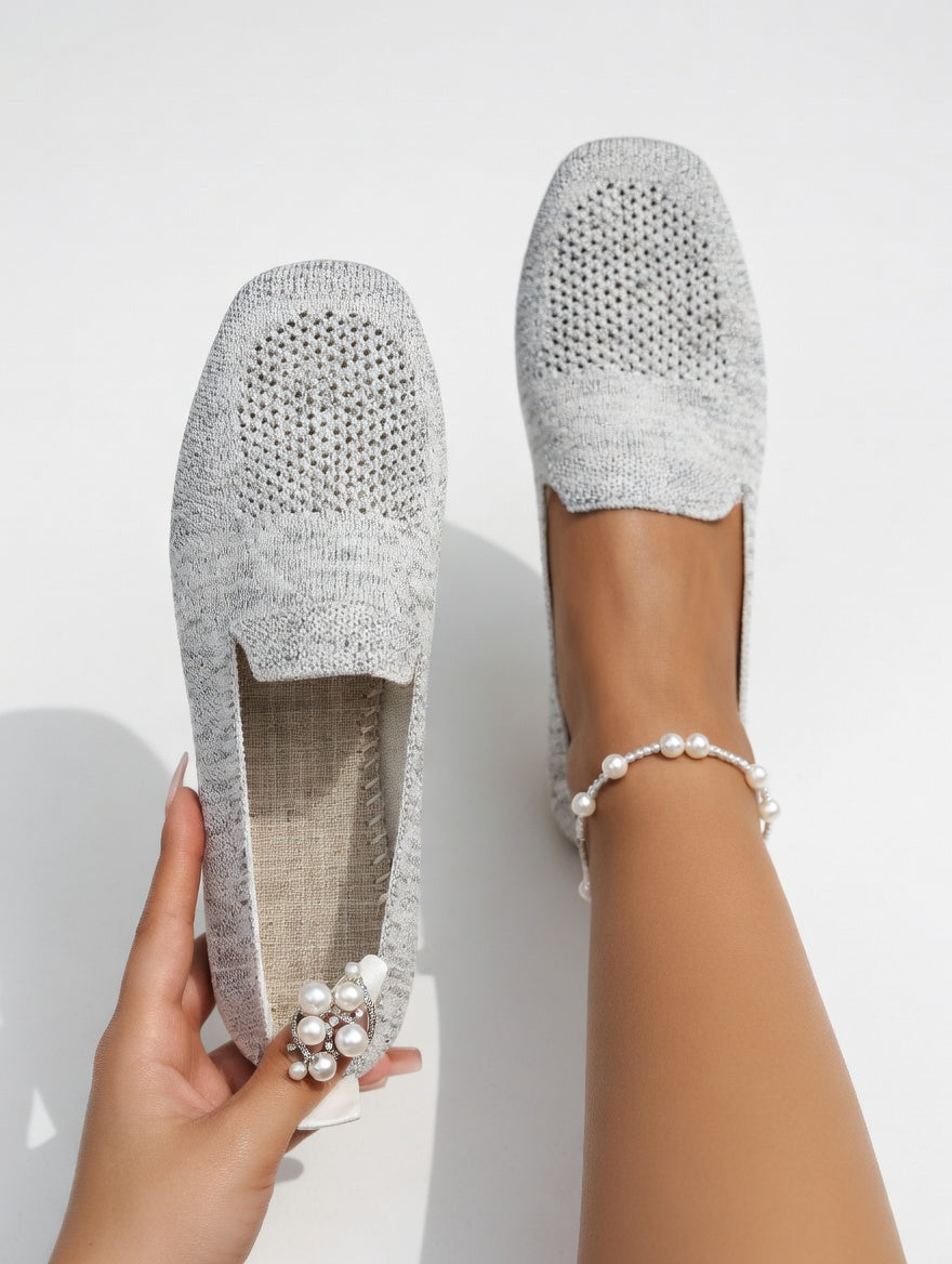 Luméline - Mocassins respirants maille élégante confortable