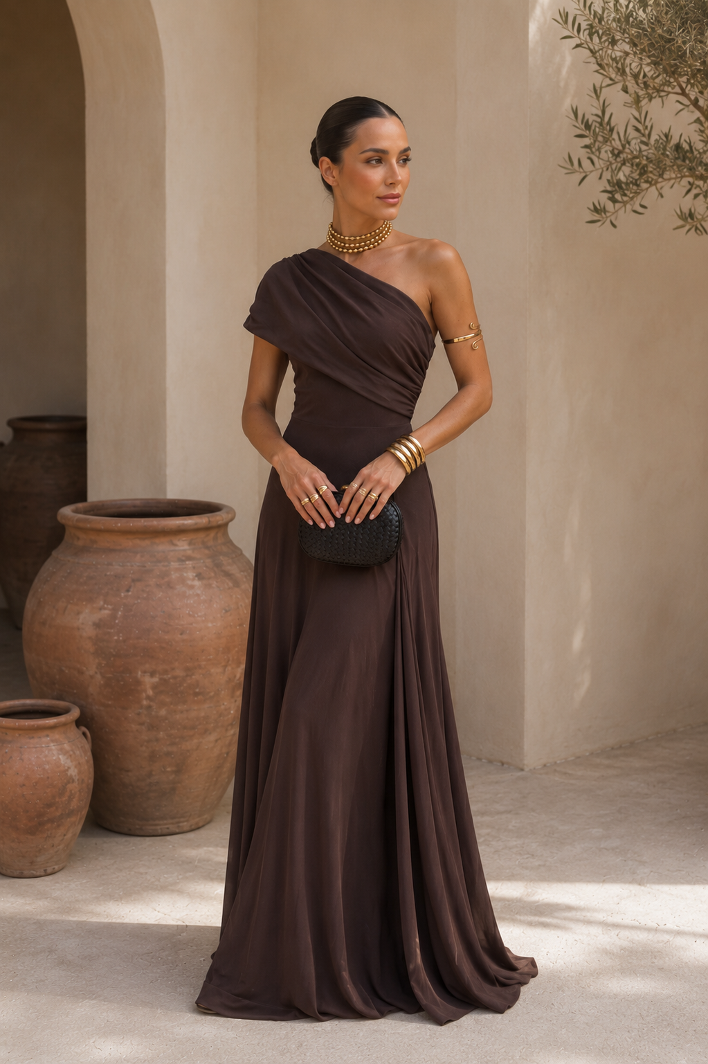 Robe Yasmina Marron
