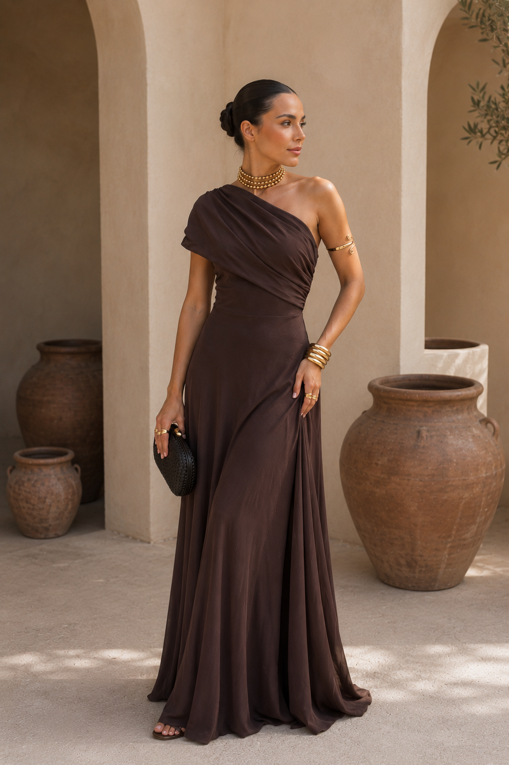 Robe Yasmina Marron