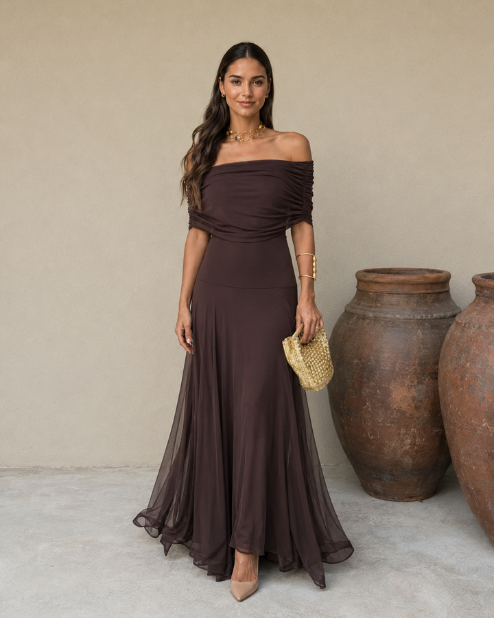 Robe Yasmina Marron