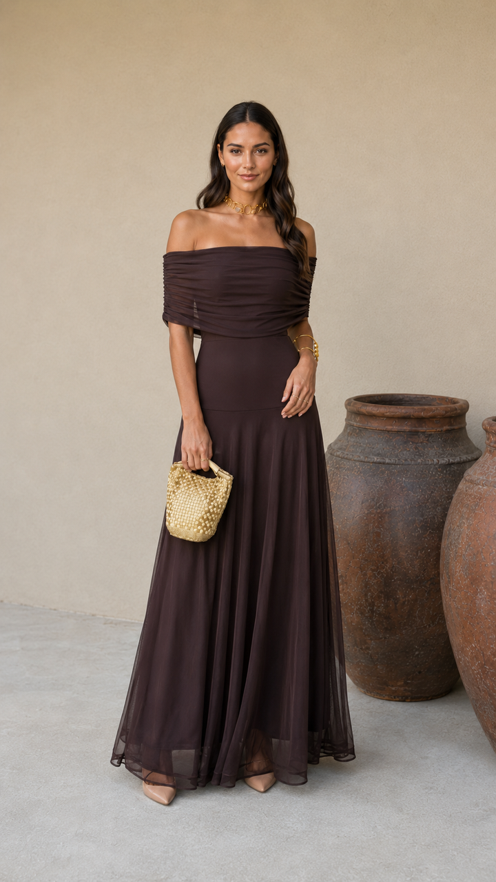 Robe Yasmina Marron