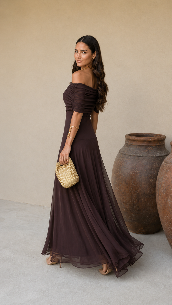 Robe Yasmina Marron