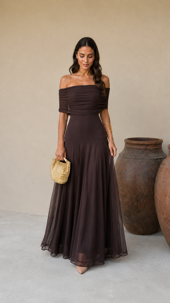 Robe Yasmina Marron