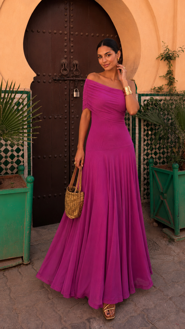 Robe Yasmina Fuchsia