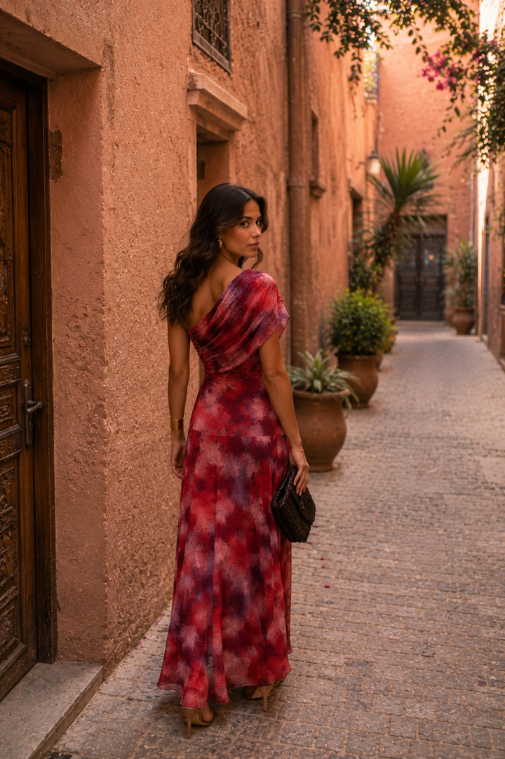 Robe Yasmina Rouge – Édition Limitée