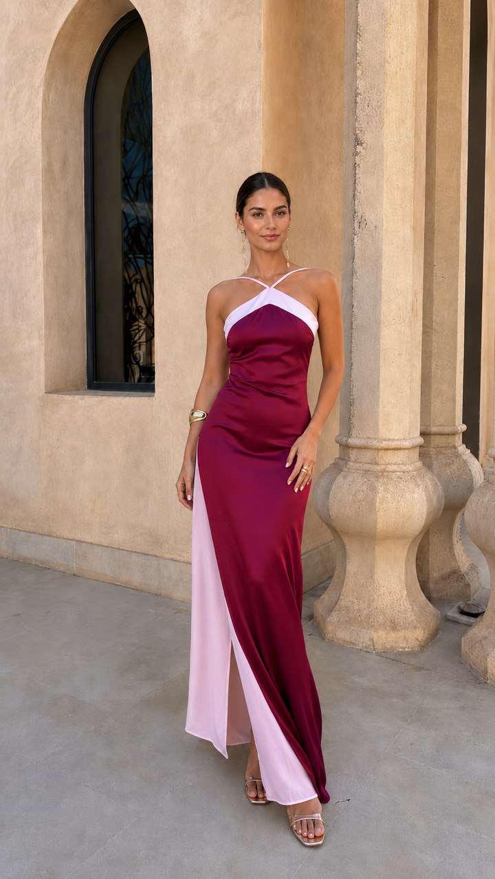 Robe Romane Bordeaux