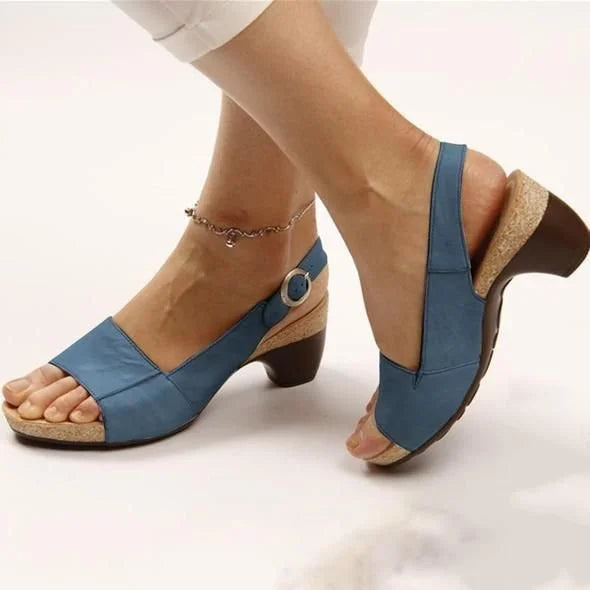 Véronique - Sandales À Talons Au Style Raffiné