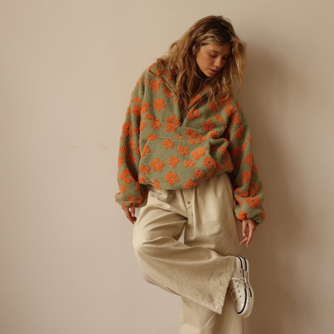 Daisy - Sweat Polaire Fleuri, Douceur et Style