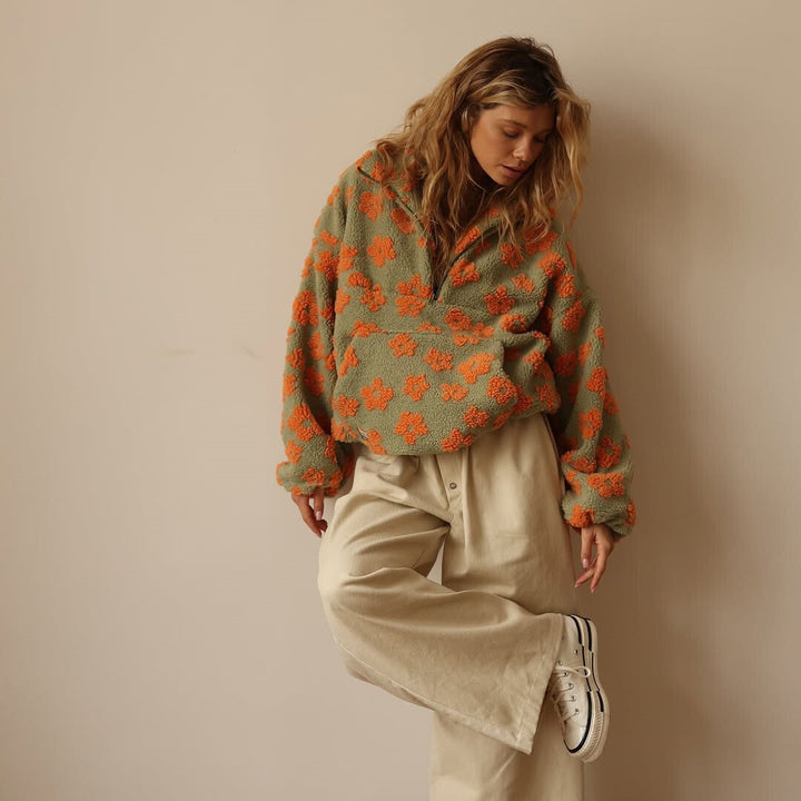 Daisy - Sweat Polaire Fleuri, Douceur et Style