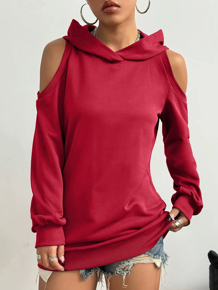 Camélia - Sweat élégant aux épaules ajourées