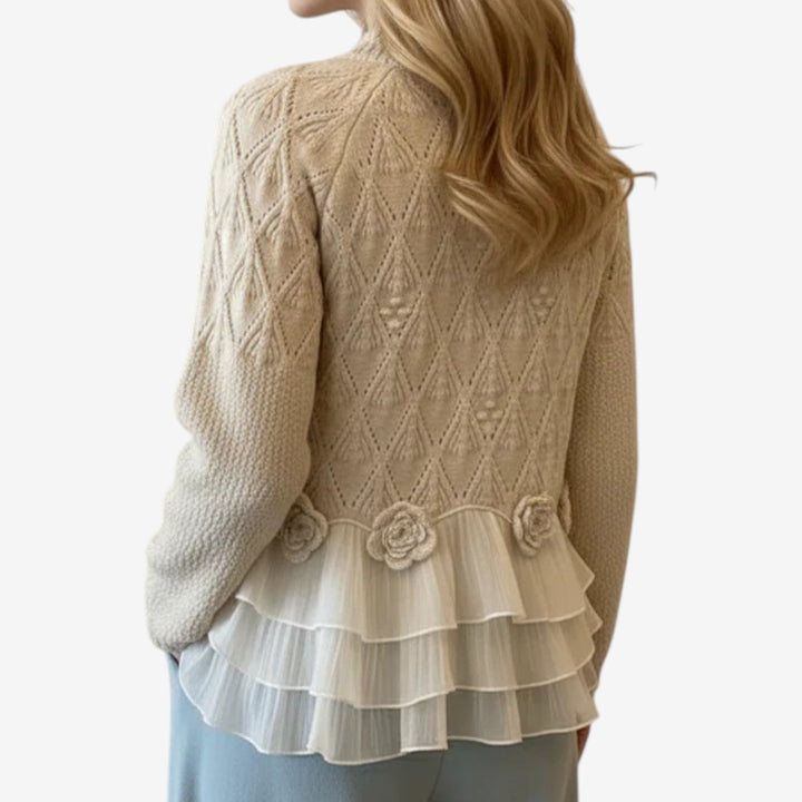 Élodie - Pull texturé élégance intemporelle